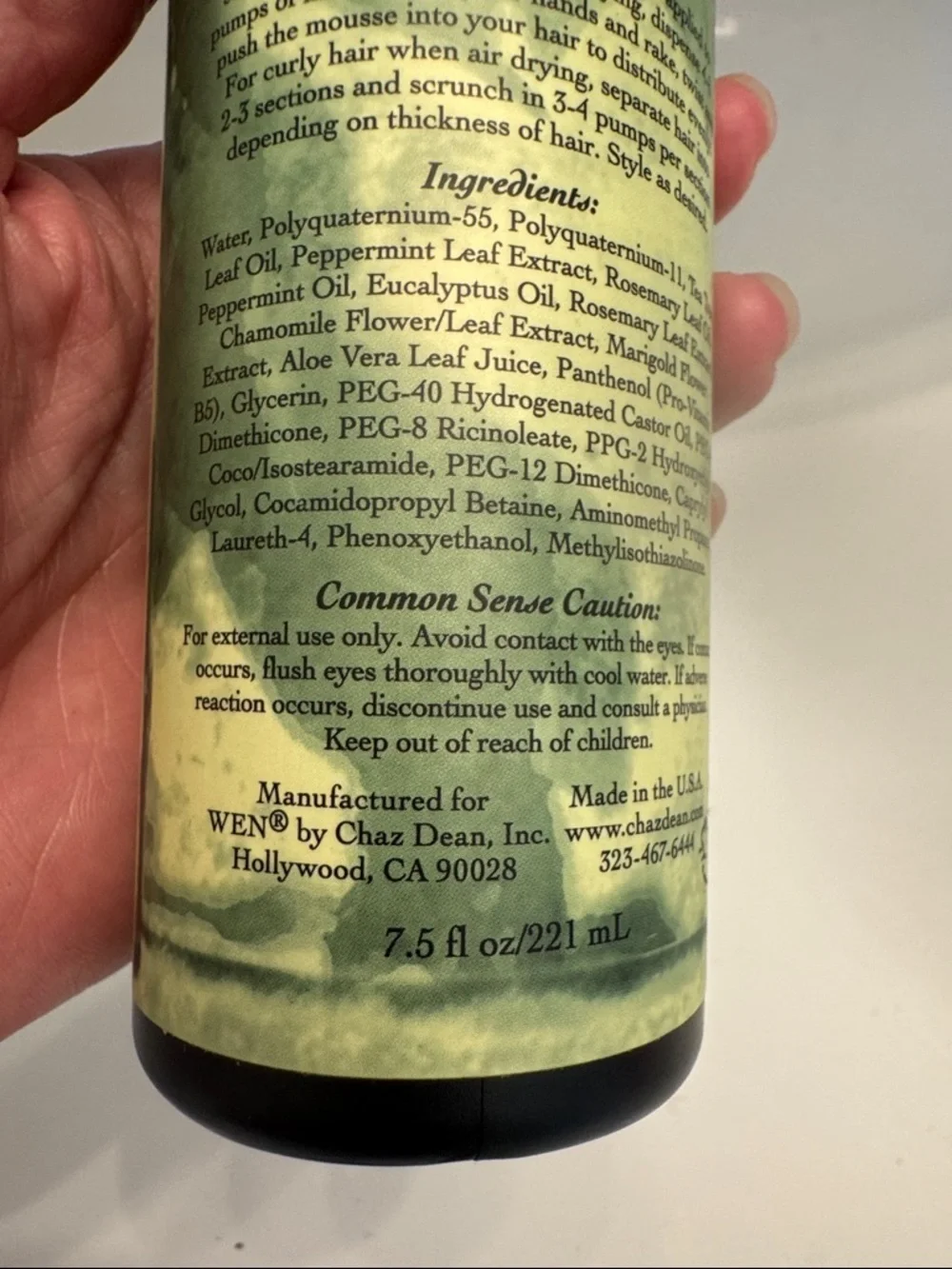 WEN Tea Tree Nourishing Mousse